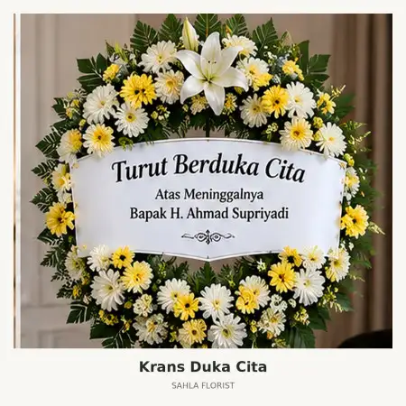 Krans Bunga Duka Rs Carolus